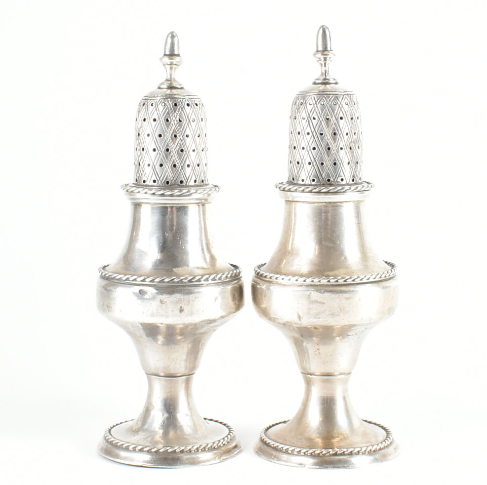 HALLMARKED SILVER PEPPERETTE CONDIMENTS