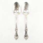 TWO REED & BARTON STERLING SILVER SERVING SPOONS