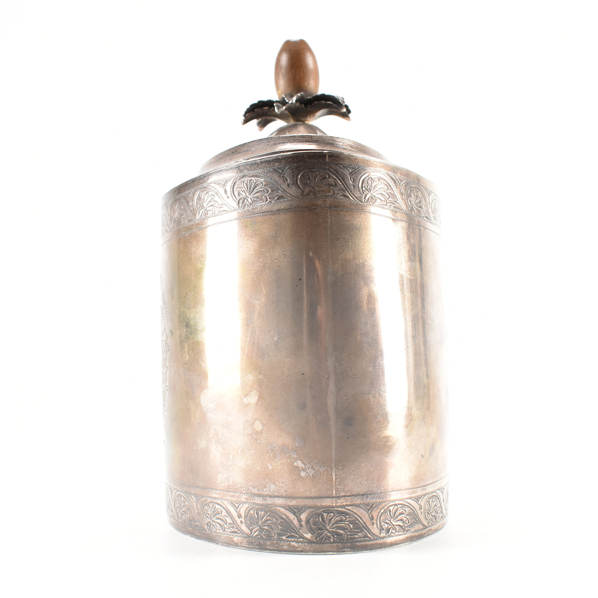 GEORGE III NEO CLASSICAL SILVER HALLMARKED TEA CADDY - Image 4 of 7