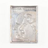 HALLMARKED SILVER REPLICA COMMEMORATIVE STAMP