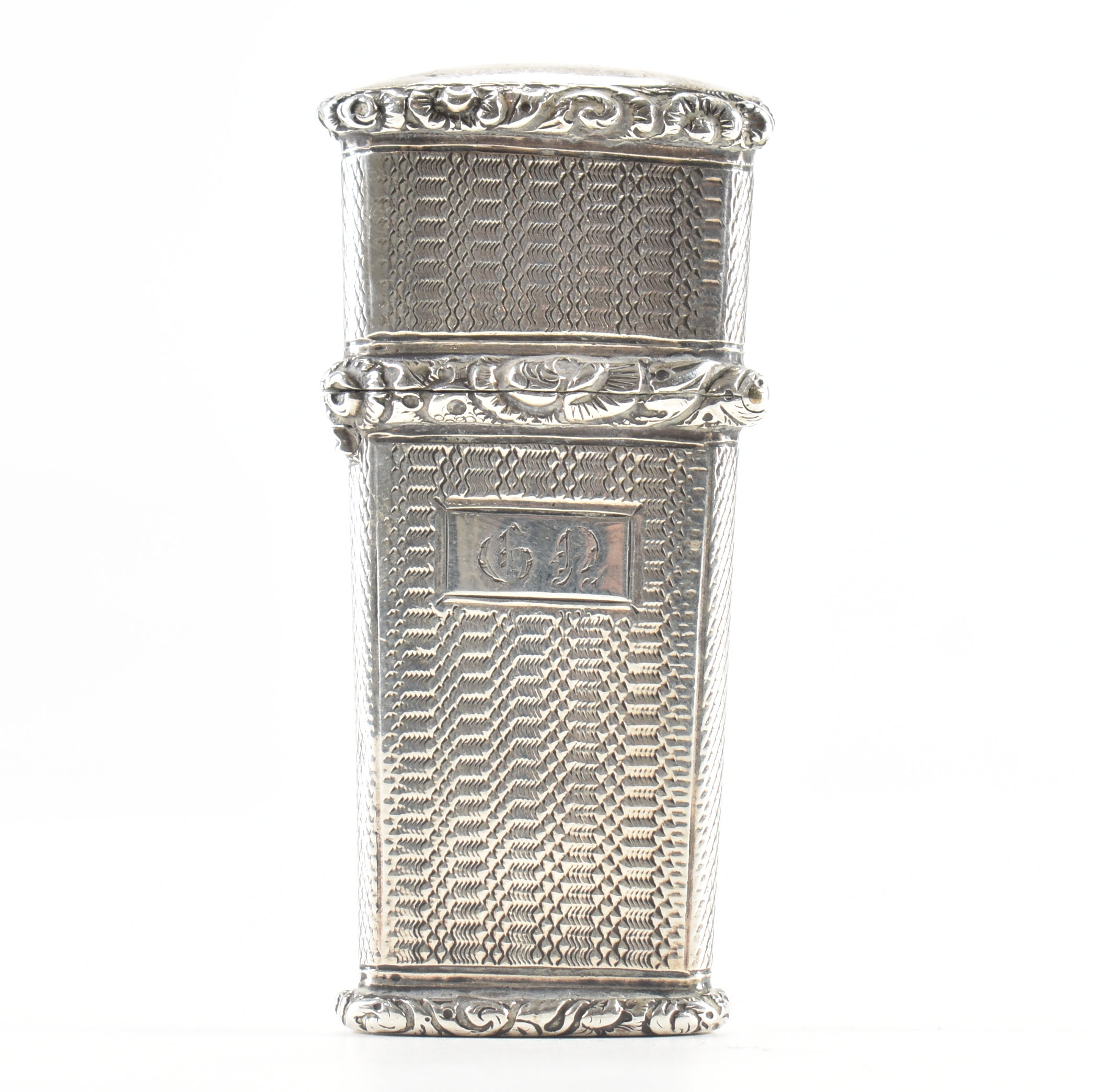 GEORGE IV HALLMARKED SILVER NEEDLE ETUI CASE