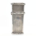 GEORGE IV HALLMARKED SILVER NEEDLE ETUI CASE