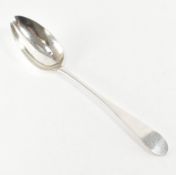 1802 SCOTTISH HALLMARKED TABLE SERVING SPOON BY WILLIAM AULD