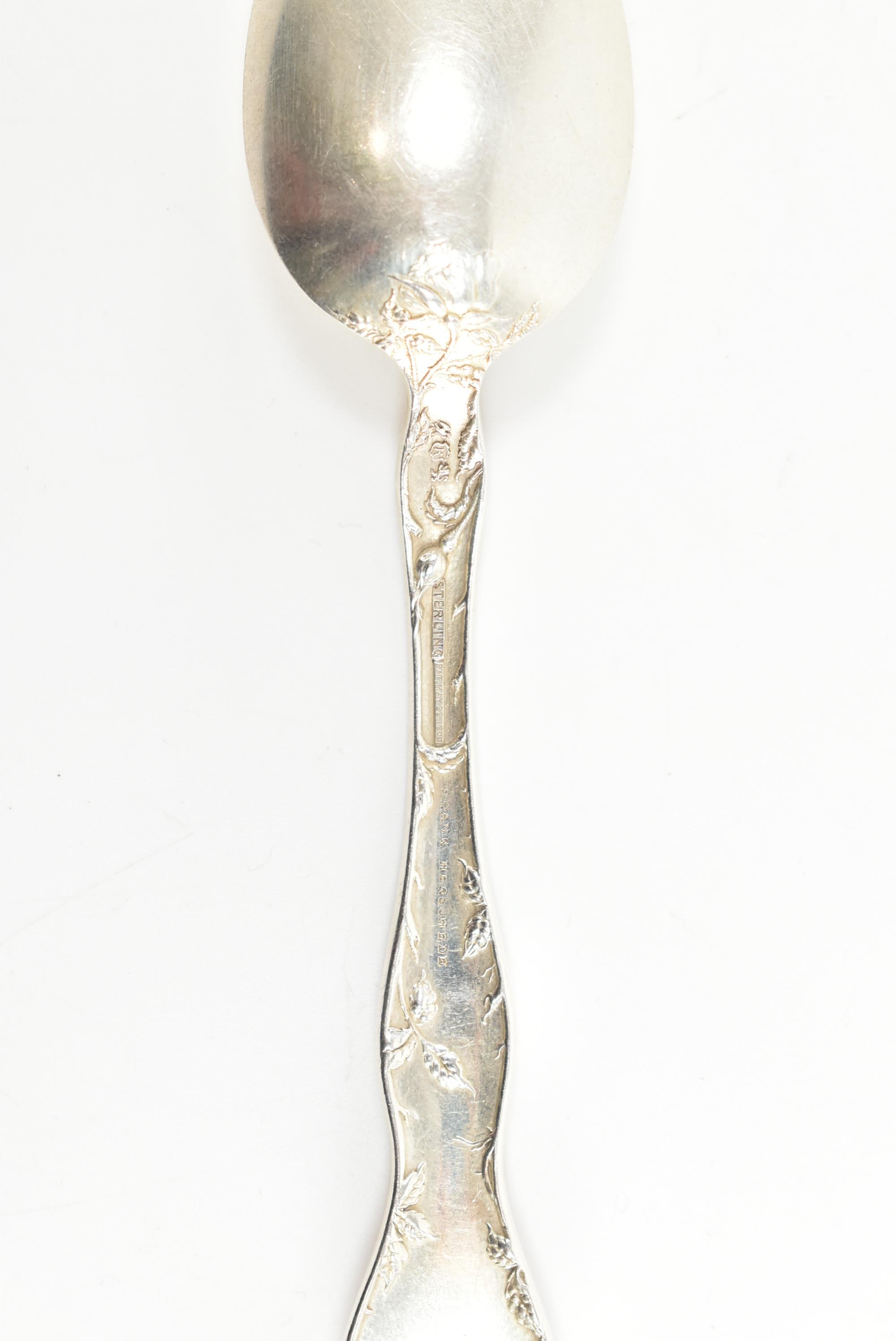 NINE REED & BARTON STERLING SILVER TEASPOONS - Image 3 of 3