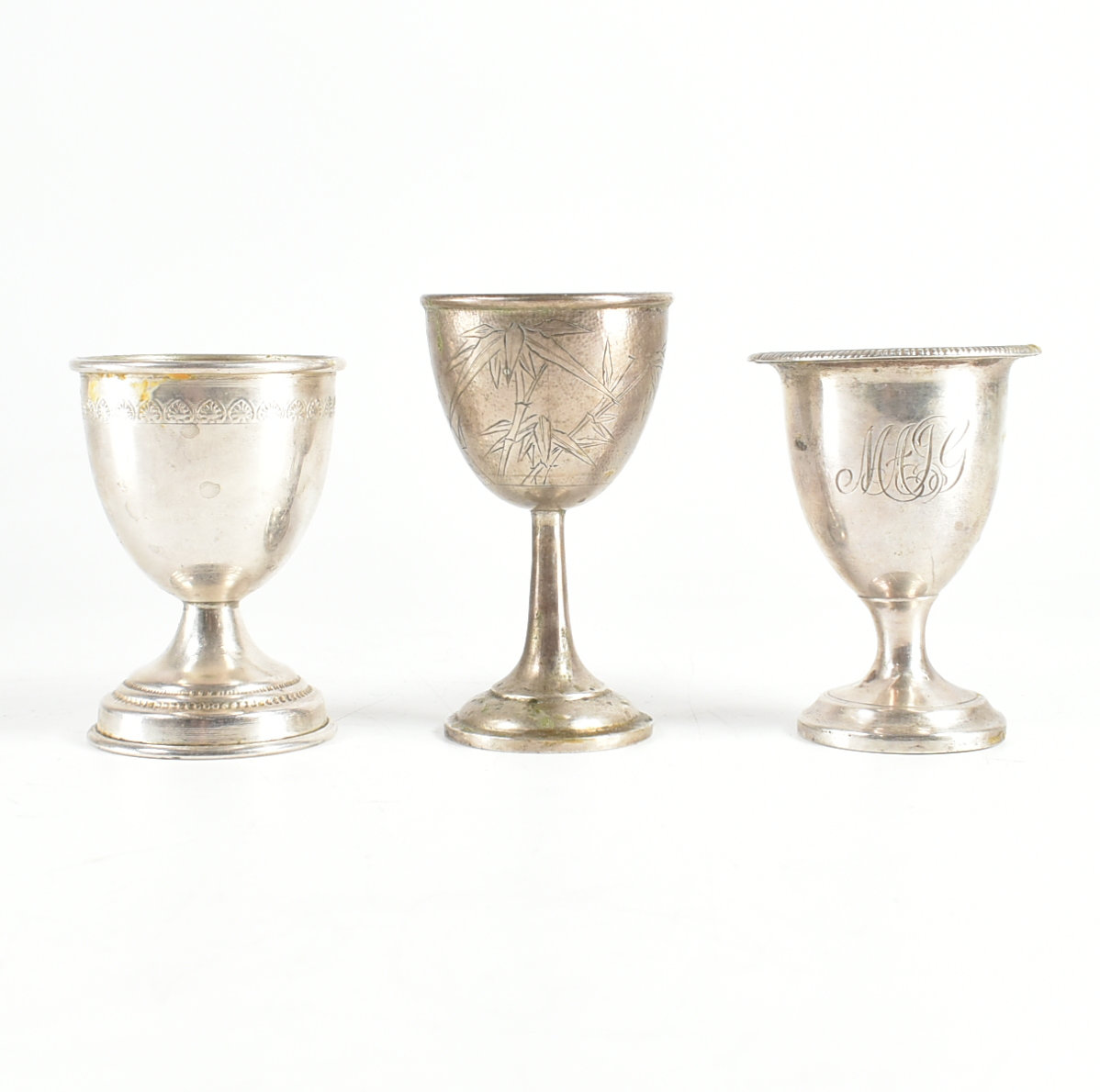 COLLECTION OF ASSORTED GEORGIAN & LATER SILVER TABLE WARES - Image 6 of 8