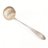 IRISH SILVER HALLMARKED LADLE - ATTB JOHN SMITH CIRCA 1827