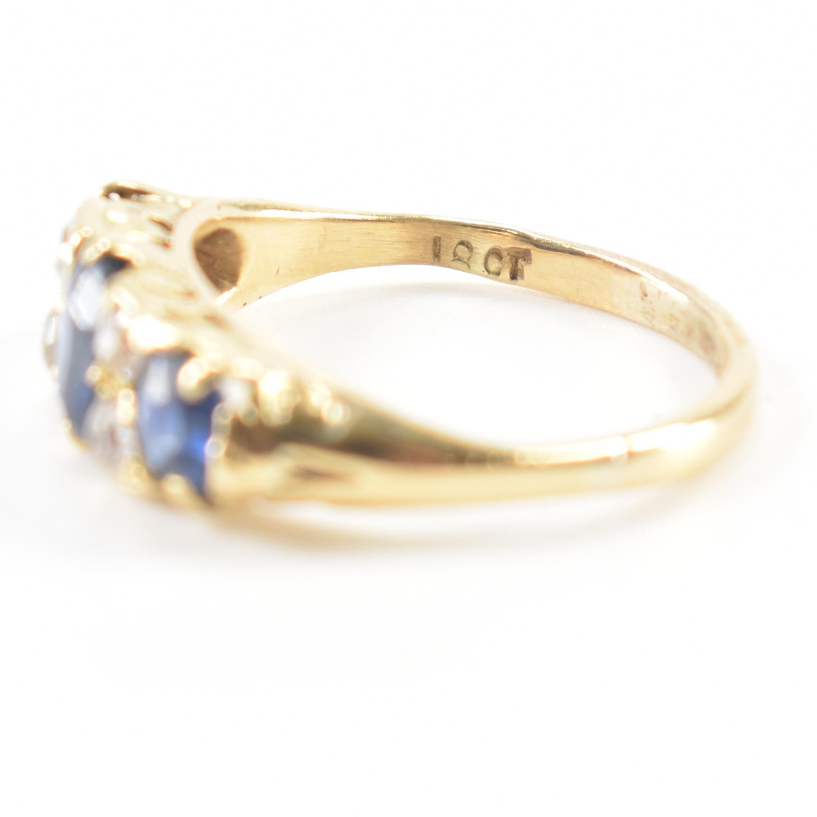 EDWARDIAN GOLD SAPPHIRE & DIAMOND RING - Image 7 of 9