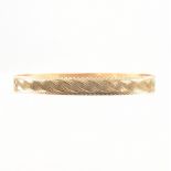 HALLMARKED 9CT GOLD BANGLE BRACELET