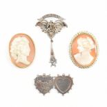COLLECTION OF ASSORTED ANTIQUE & LATER BROOCH PINS