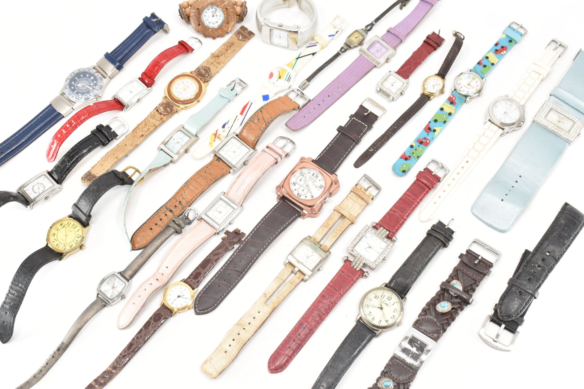 COLLECTION OF ASSORTED COSTUME JEWELLERY WRISTWATCHES - Image 3 of 9