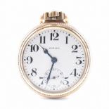 ANTIQUE HOWARD GOLD PLATED RAILROAD CHRONOMETER POCKET WATCH