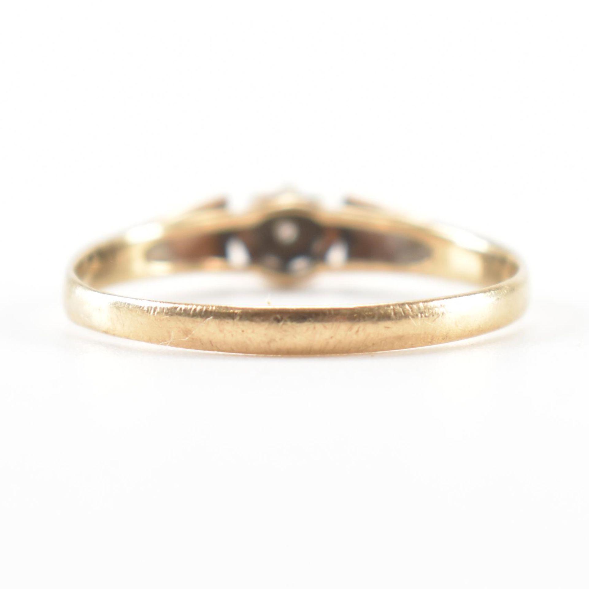 HALLMARKED 9CT GOLD & DIAMOND RING - Image 3 of 8