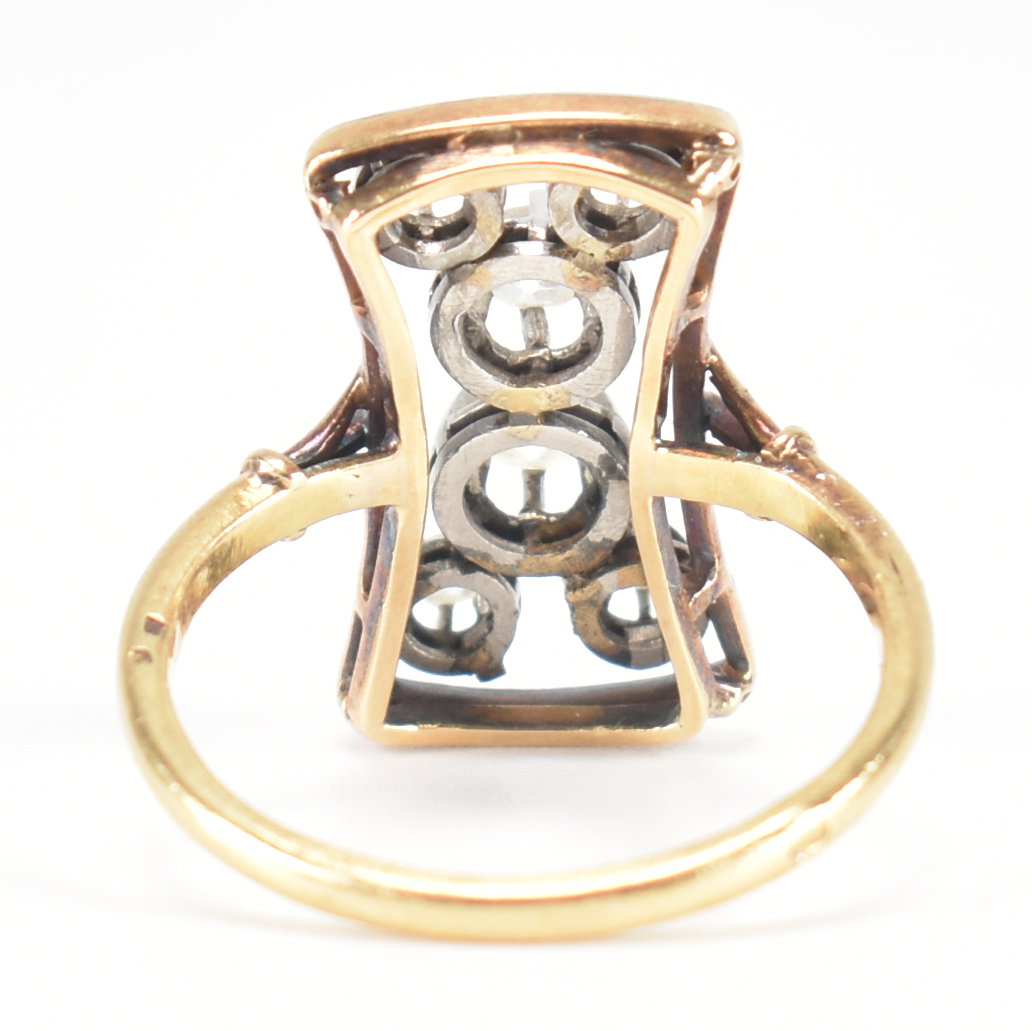 1930S ART DECO DIAMOND PANEL RING - Image 4 of 9