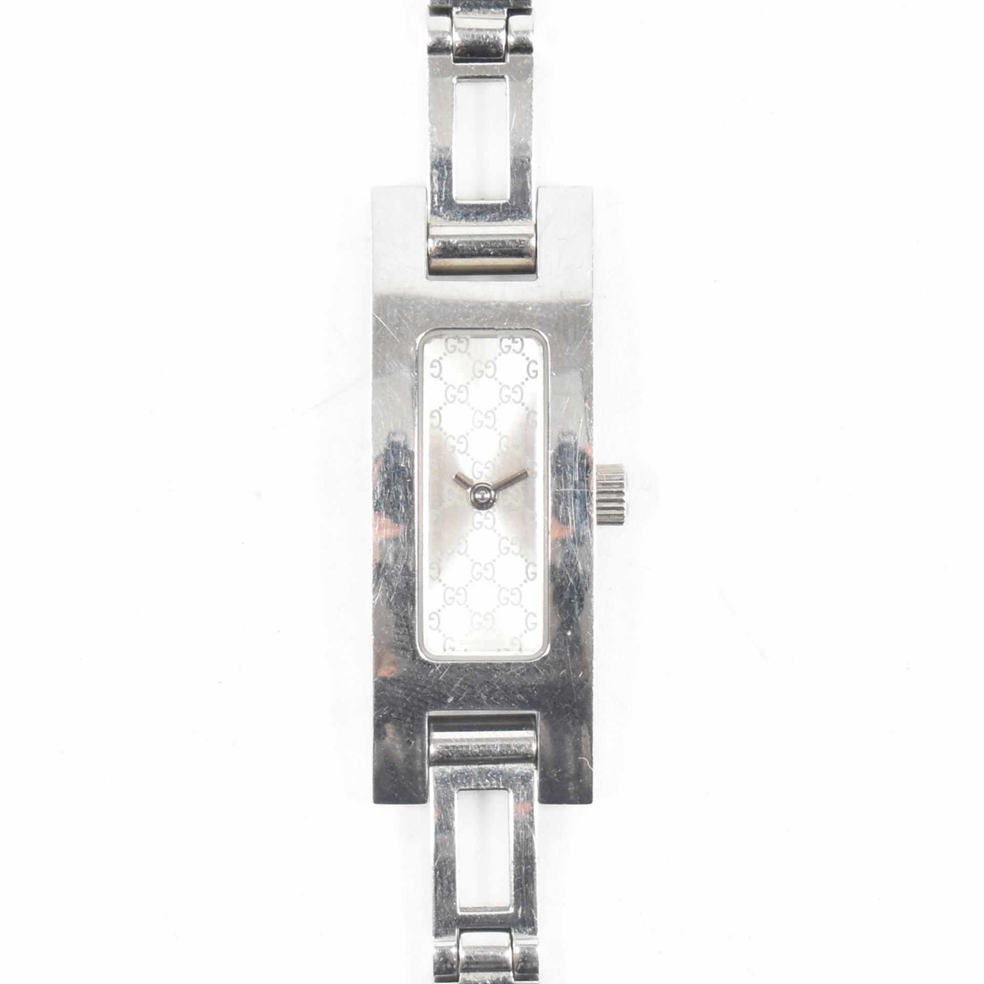 GUCCI 3900L STAINLESS STEEL WRIST WATCH