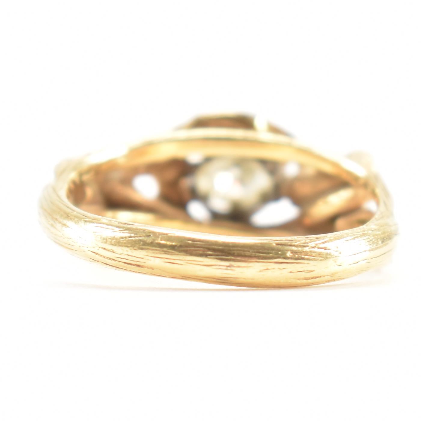 HALLMARKED 18CT GOLD & DIAMOND RING - Image 3 of 8