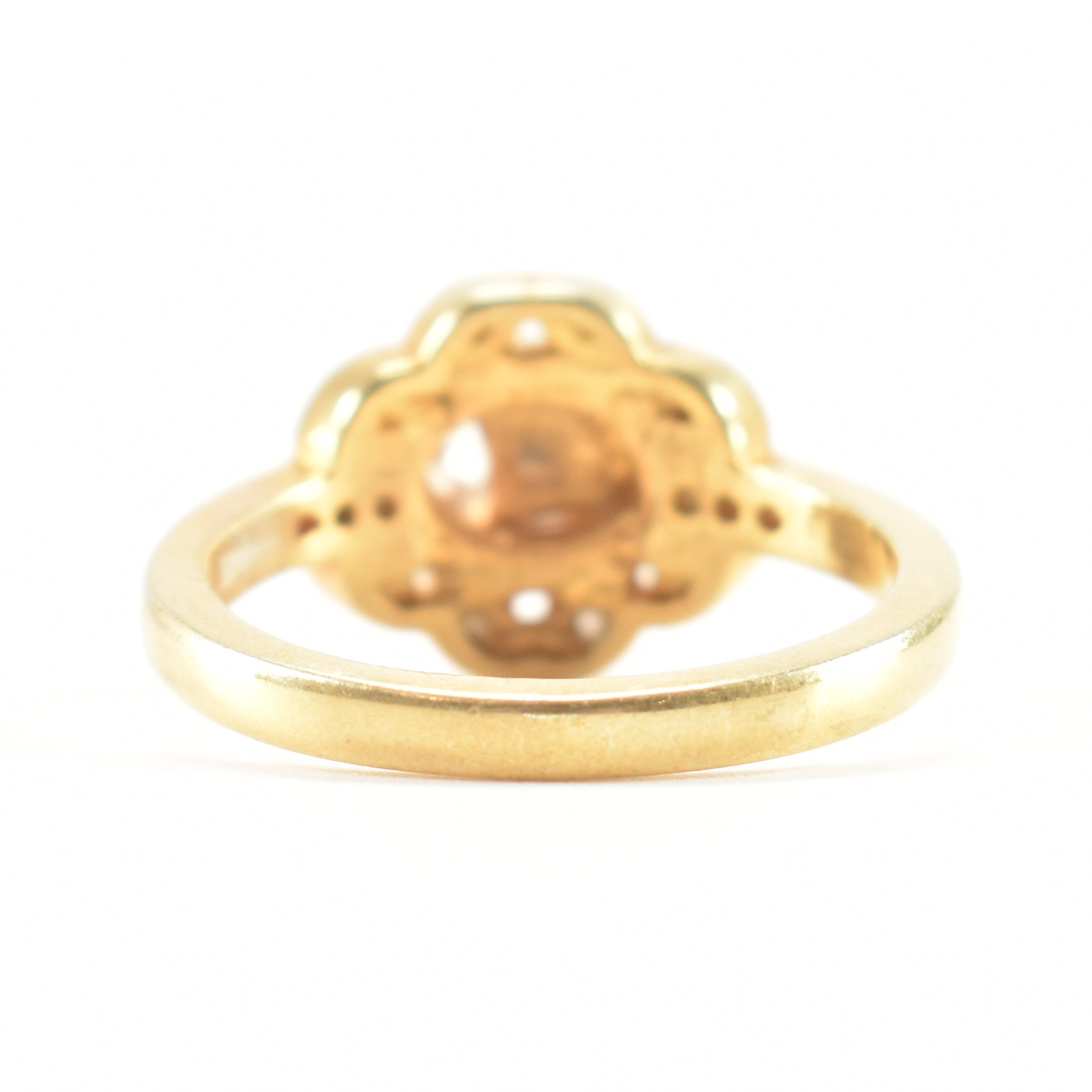 VINTAGE GOLD & ROUGH DIAMOND RING - Image 3 of 7