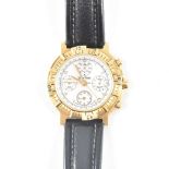 LUCIEN ROCHAT GOLD TONE & MOTHER OF PEARL WRIST WATCH