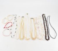 COLLECTION OF ASSORTED PEARL JEWELLERY