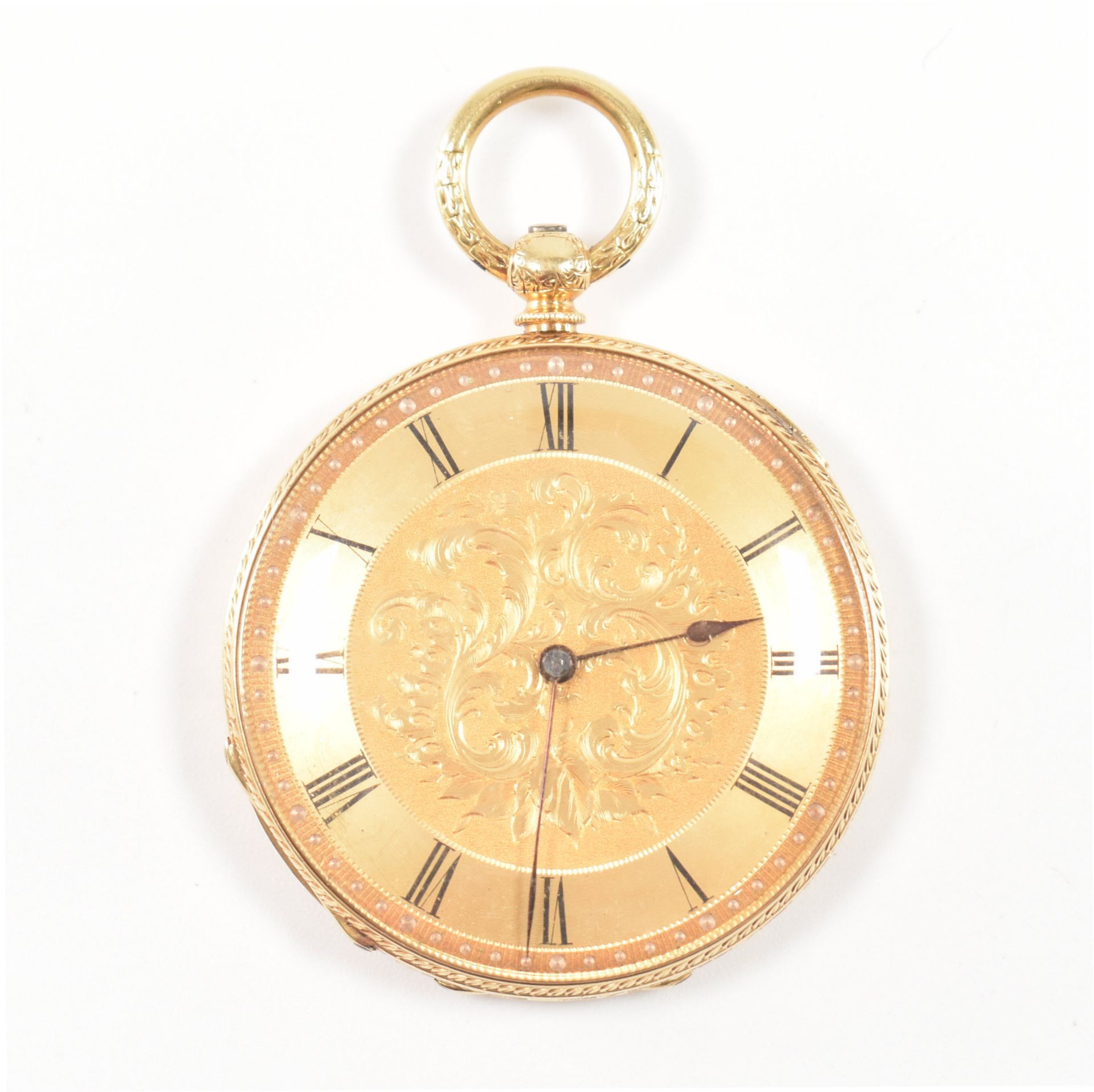 VINTAGE 15CT GOLD POCKET WATCH