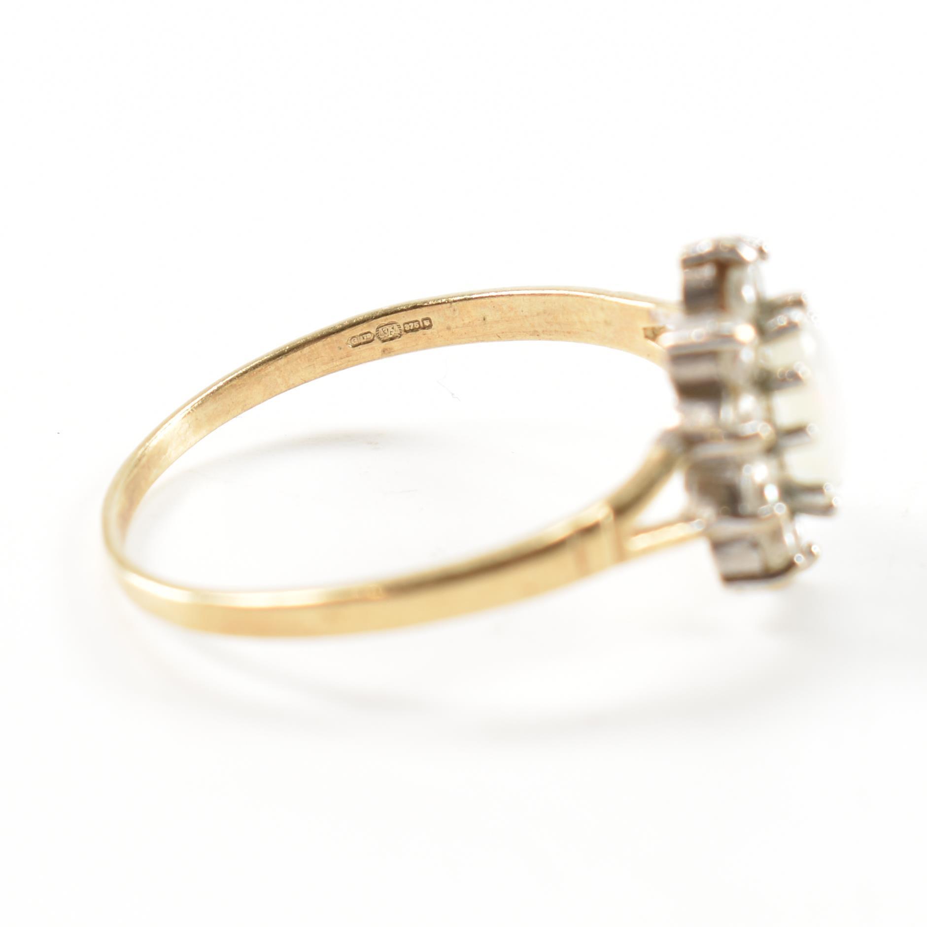TWO 9CT GOLD & STONE SET RINGS - Image 8 of 9