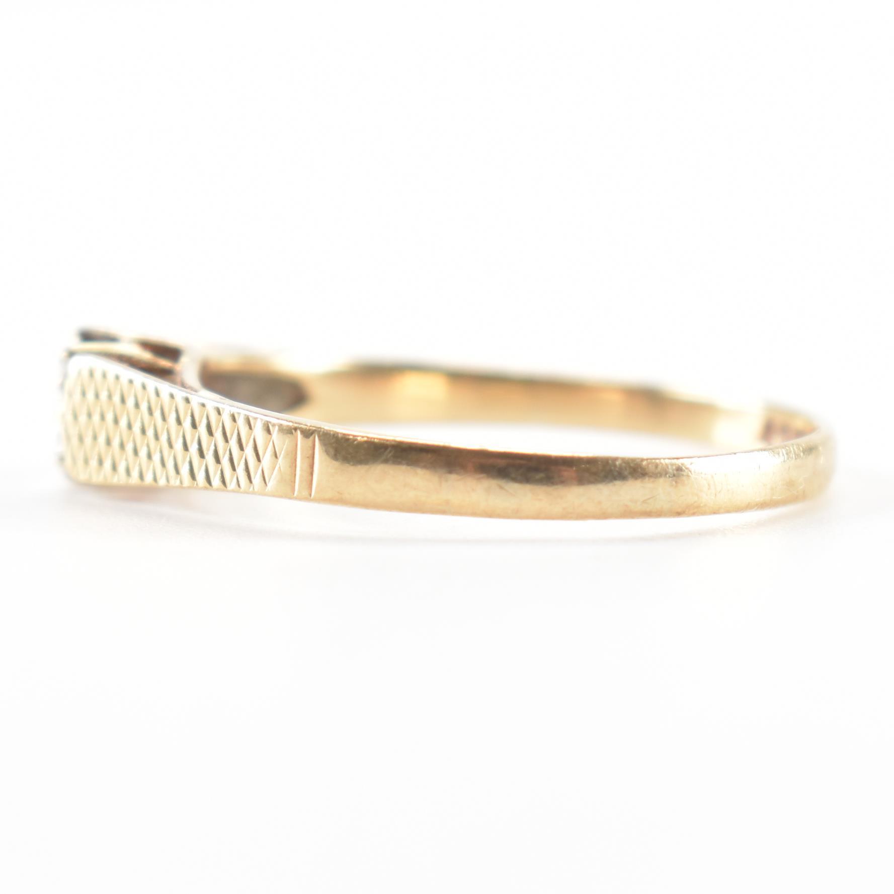 HALLMARKED 9CT GOLD & DIAMOND RING - Image 2 of 8