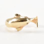 HALLMARKED 9CT GOLD DOLPHIN RING