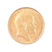 1907 HALF SOVEREIGN COIN
