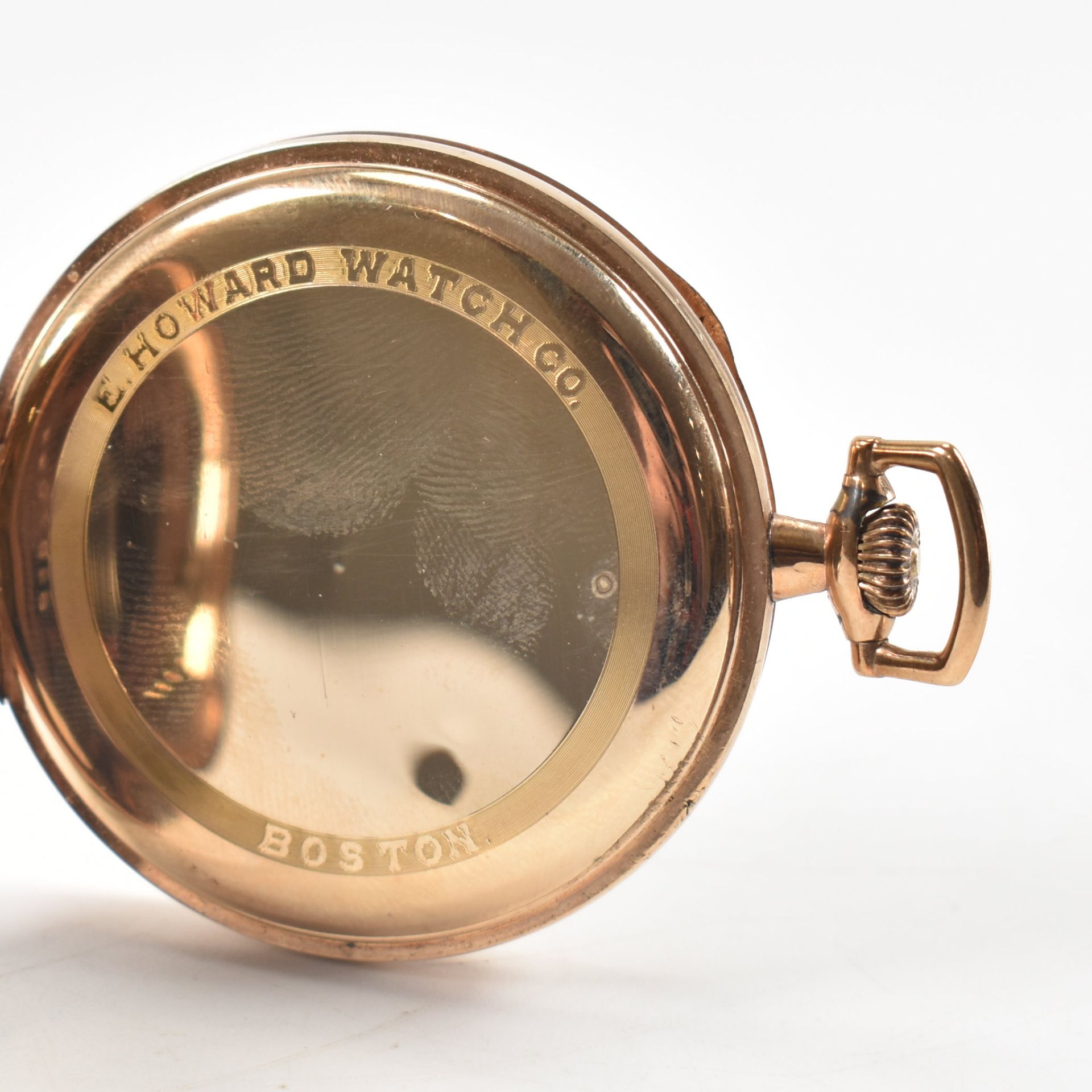 VINTAGE GOLD PLATED OPEN FACE POCKET WATCH - Image 6 of 8