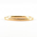 HALLMARKED 22CT GOLD BAND RING