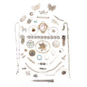 COLLECTION OF ASSORTED ANTIQUE & LATER JEWELLERY