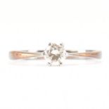 VINTAGE 18CT GOLD & DIAMOND SOLITAIRE RING