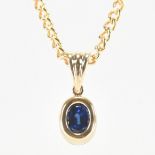 25 GOLD PLATED BLUE STONE PENDANTS