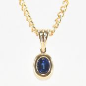 25 GOLD PLATED BLUE STONE PENDANTS