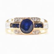 12 SILVER GOLD PLATED BLUE & WHITE STONE RINGS