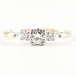 VINTAGE 18CT GOLD & DIAMOND ENGAGEMENT RING