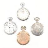 COLLECTION OF FOUR POCKET WATCHES