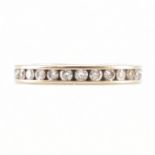 HALLMARKED 18CT GOLD & 1CT DIAMOND ETERNITY RING