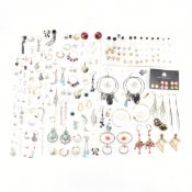COLLECTION OF ASSORTED COSTUME JEWELLERY PIERCED EARRINGS