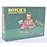 ESTATE OF JOHN CHALLIS - SIGNED FOUR KING POKER SET