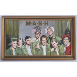 DESMOND DAVIES (ARTIST D,2021) - M*A*S*H - ACRYLIC PAINTING