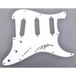 AC/DC - ANGUS YOUNG - SIGNED GUITAR PICKGUARD - ACOA