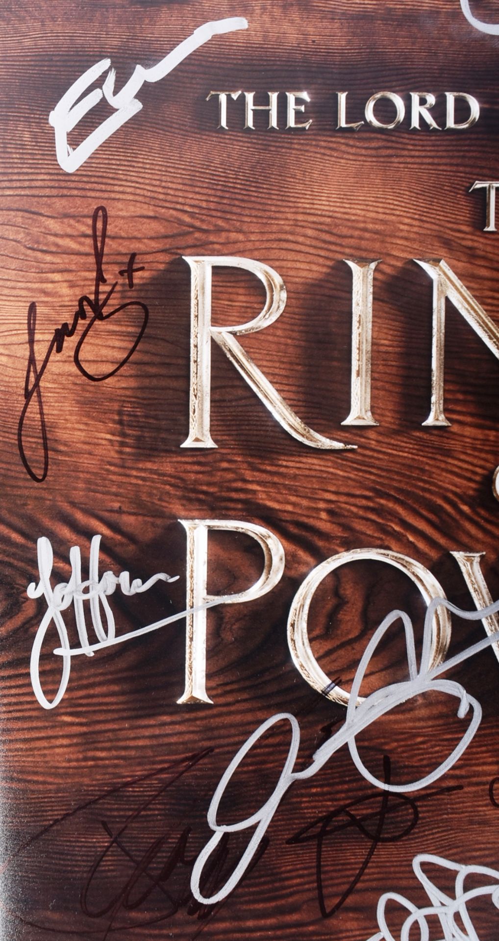 THE RINGS OF POWER - CAST SIGNED 11X14" POSTER - AFTAL - Bild 3 aus 5