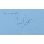 AUTOGRAPHS - COLLECTION OF 1980S SIGNED LETTERS