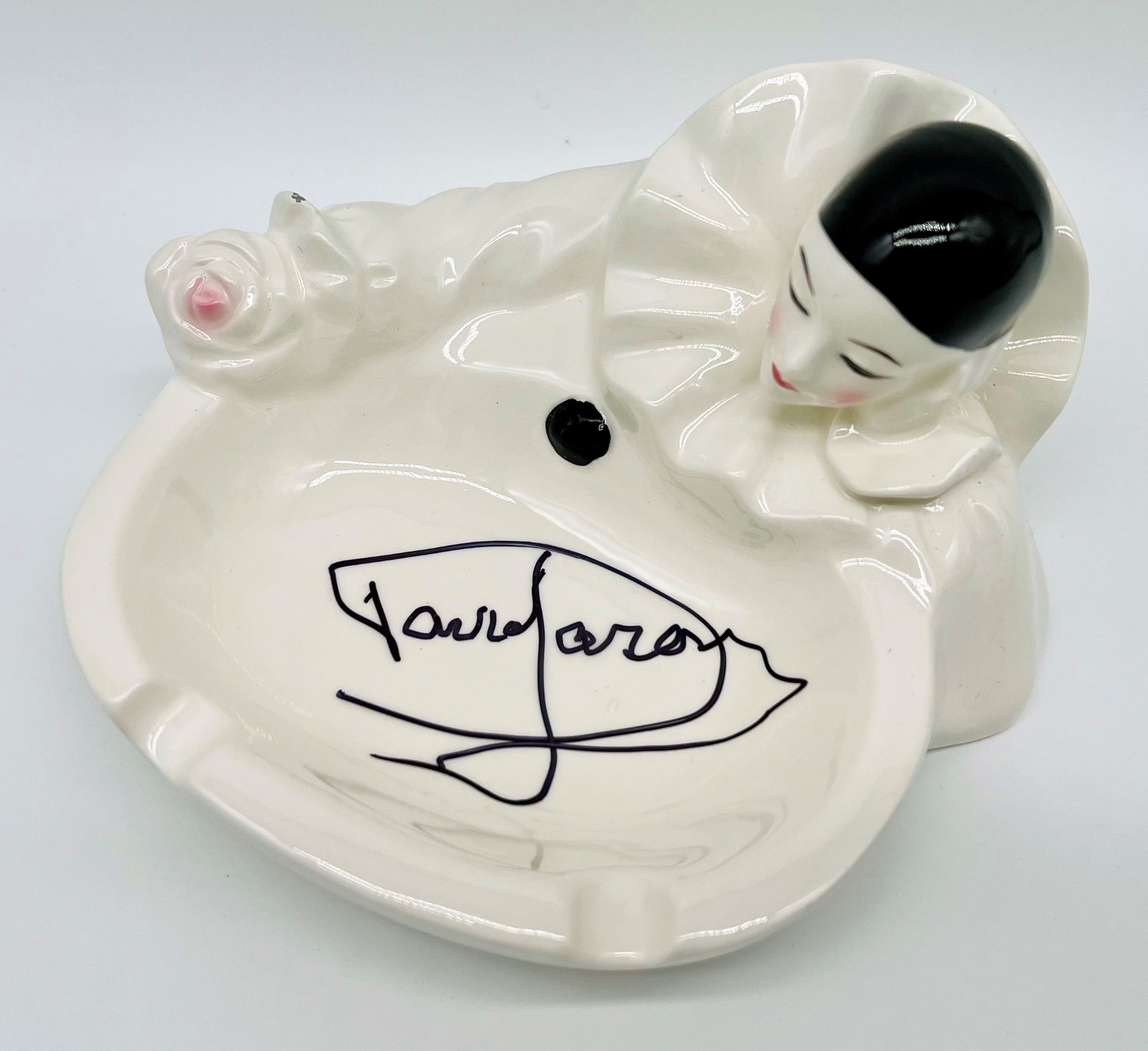 ONLY FOOLS & HORSES - CERAMIC CLOWN ASHTRAY SIGNED BY DAVID JASON - Image 2 of 5