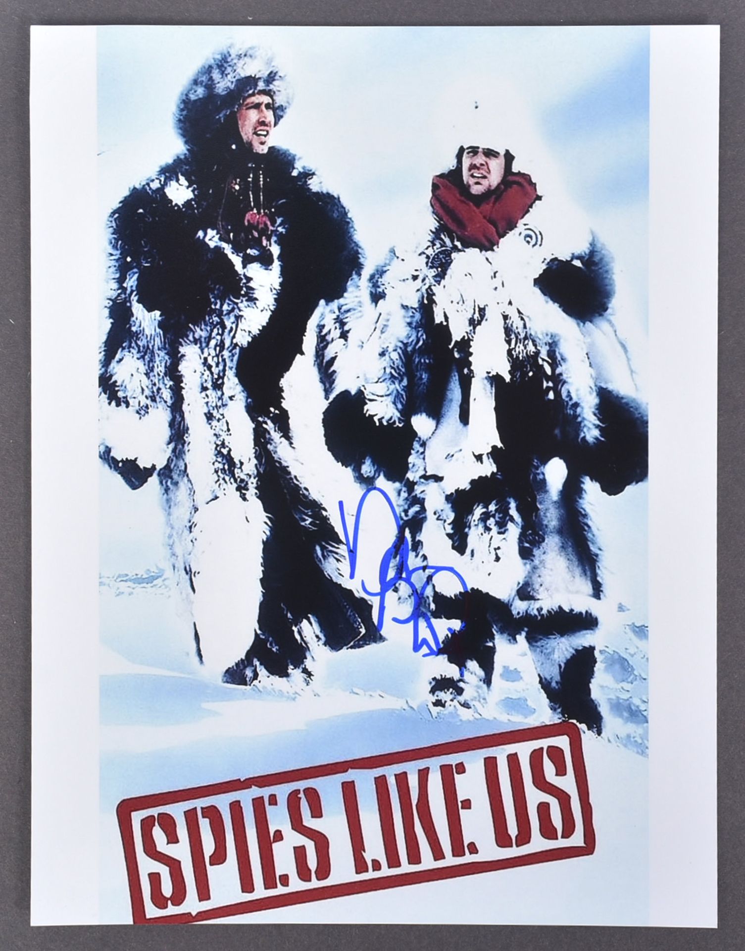 SPIES LIKE US - DAN AYKROYD - AUTOGRAPHED 8X10" PHOTO - AFTAL