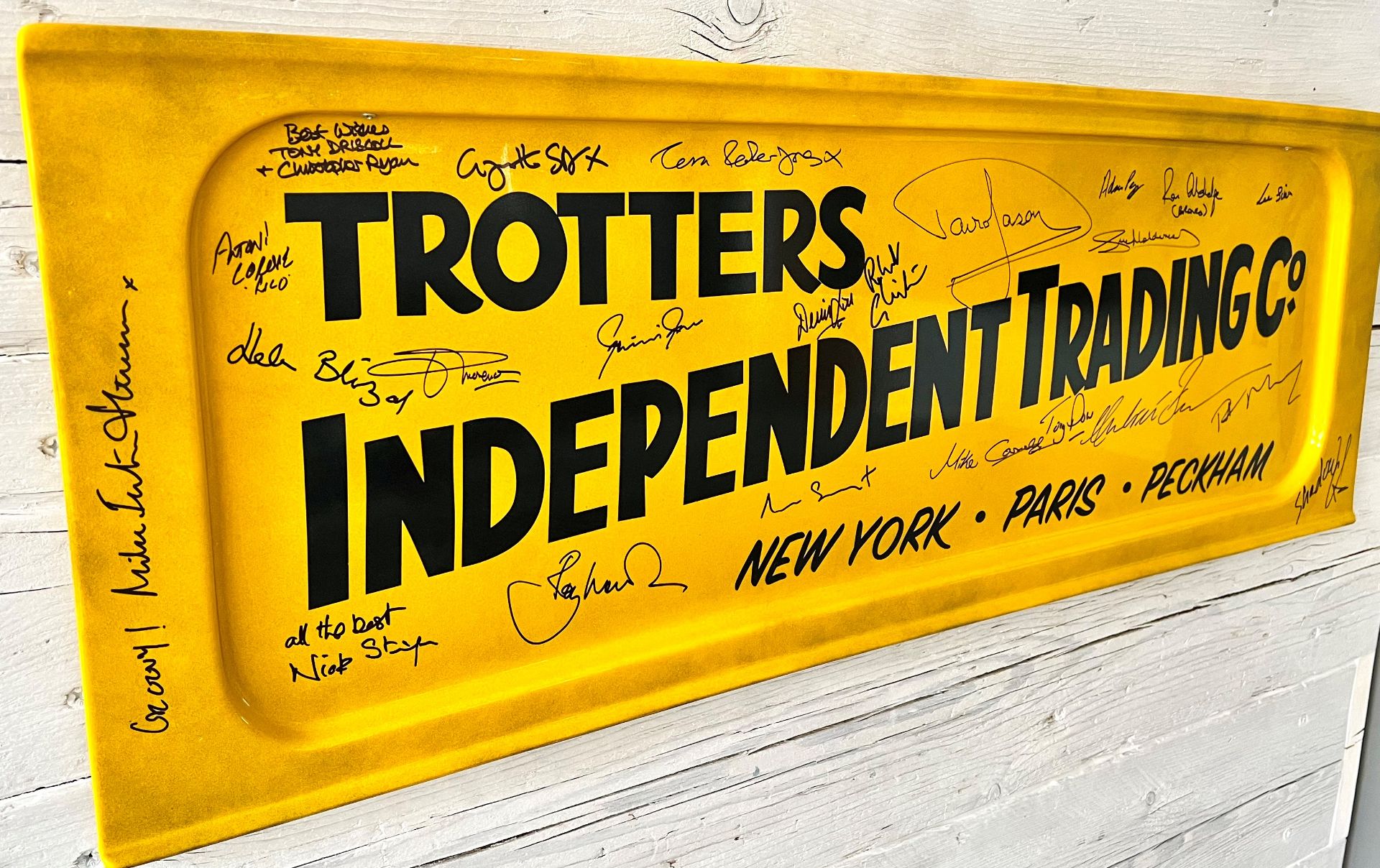 ONLY FOOLS & HORSES - CAST SIGNED TROTTER VAN PANEL - Bild 5 aus 11