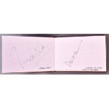 GERALD WHITNEY COLLECTION (CAMERA MAN) - AUTOGRAPH BOOK