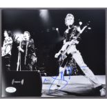 THE CLASH - MICK JONES & PAUL SIMONON SIGNED 8X10" - ACOA