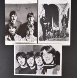 BEATLES - ORIGINAL FAN CLUB PHOTOGRAPHS WITH AUTOGRAPHS