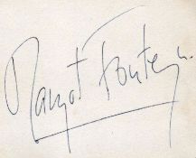 MARGOT FONTEYN (1919-1991) - BALLET - AUTOGRAPH IN ALBUM